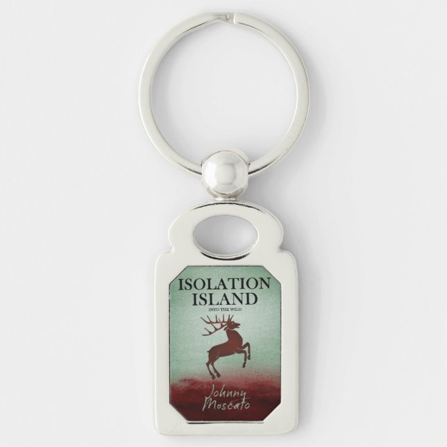 Isolation Island Deer Design Keychain (Front)