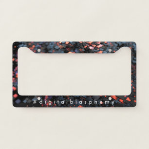 Isometer (Black) License Plate Frame