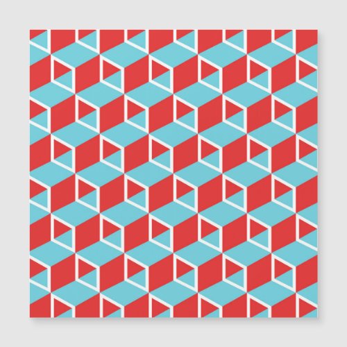 Isometric Cubes Colorful Vintage Background