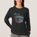 Isometric Mangrove Coral Reef Swamp Ecosystem Flor T-Shirt