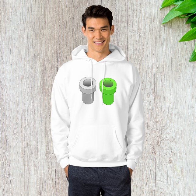 Isometric Pipes Mens Hoodie (Creator Uploaded)