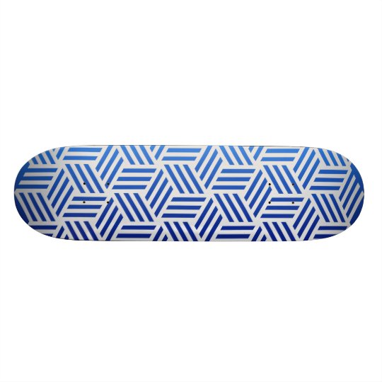 Isometric Weave #e5e5e5 Skateboard