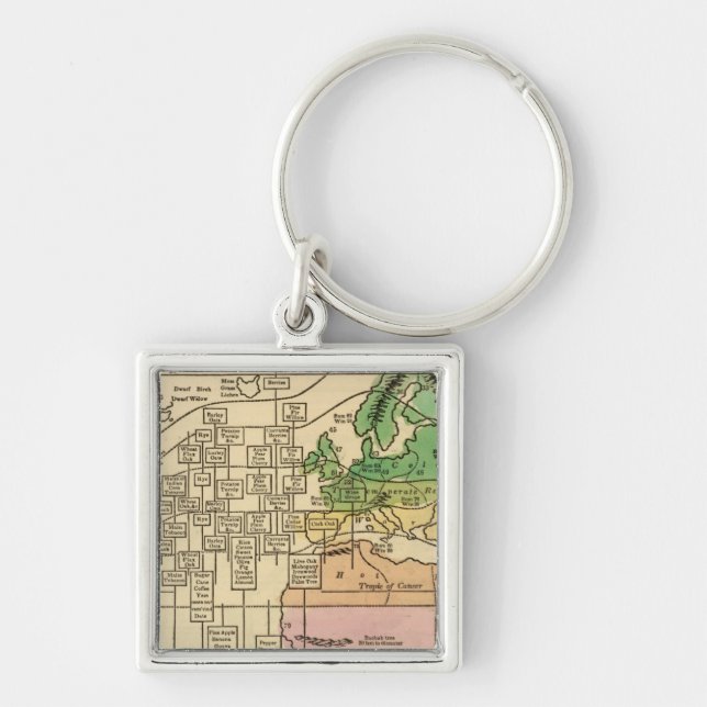 Isothermal chart, productions keychain (Front)