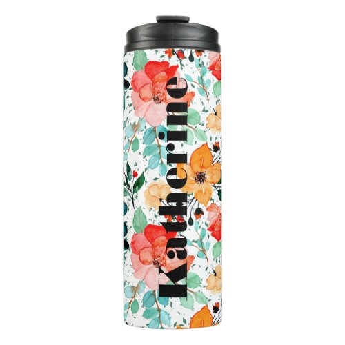 Isotherme bottle Beautiful Floral pattern