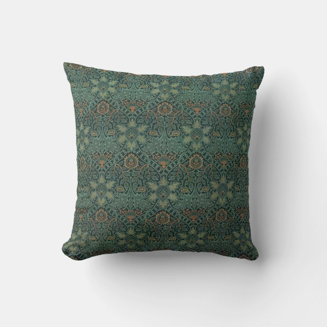 Ispahan (by John Henry Dearle) Throw Pillow (Front)