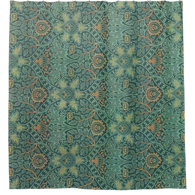 Ispahan By William Morris Shower Curtain (Front)