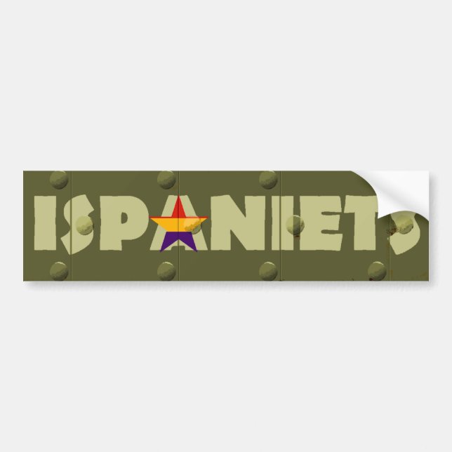 ISPANIETS BUMPER STICKER (Front)