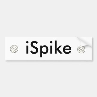 iSpike bumper sticker
