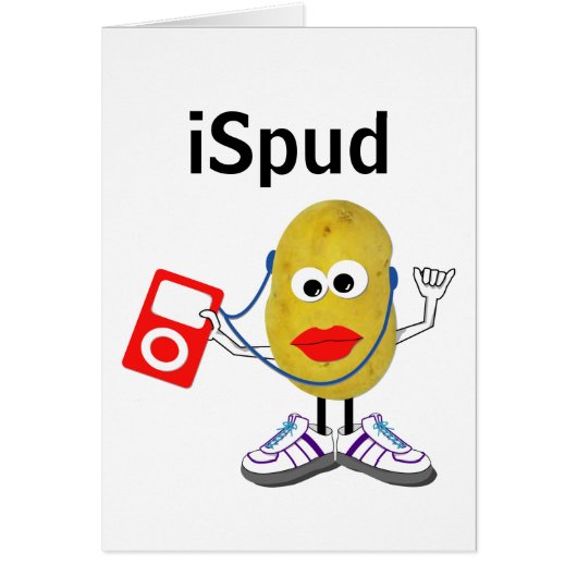 'ispud' humorous parody Card (Front)