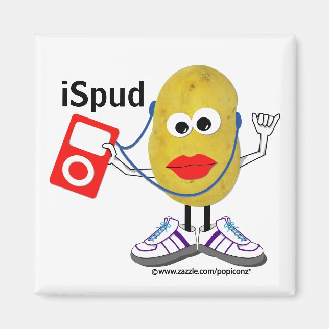 'ispud' humorous parody Magnet (Front)