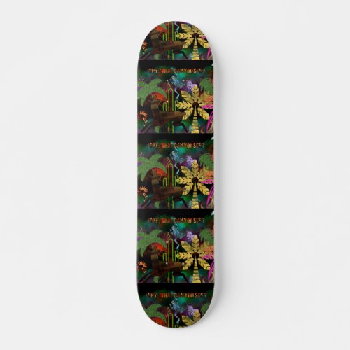 ISPY TOTALLY WILD THINGS SKATEBOARD DECK