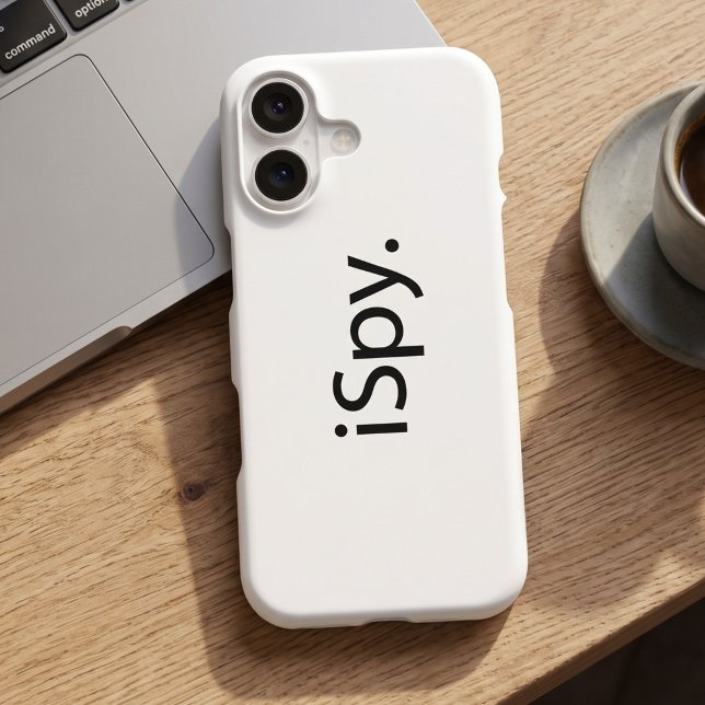 iSpy - Witty Tech Parody Gag Gift Case-Mate iPhone Case (Creator Uploaded)