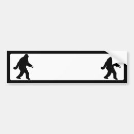 iSquatch (Add Background Color) Bumper Sticker
