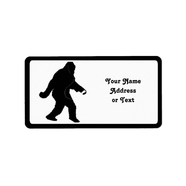 iSquatch (Add Background Color) Label (Front)