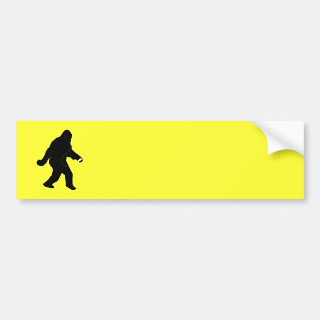 iSquatch (Change Background Color) Bumper Sticker (Front)