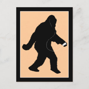iSquatch (Change Background Color) Postcard