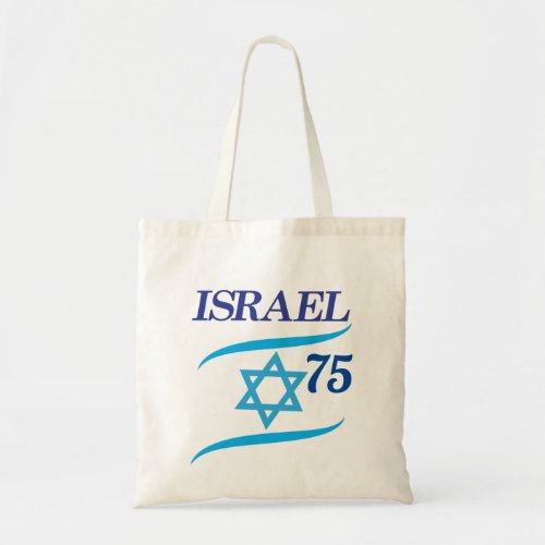 Israel 75 Anniversary Independence Day _ Modern Tote Bag