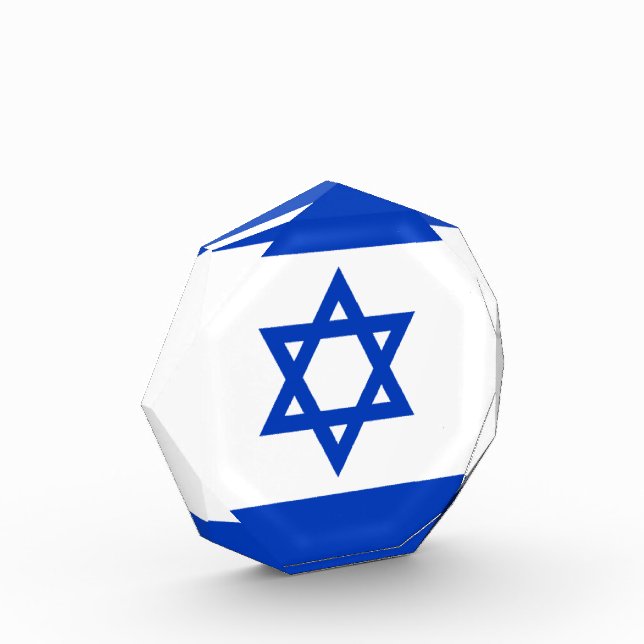 israel acrylic award (Left)