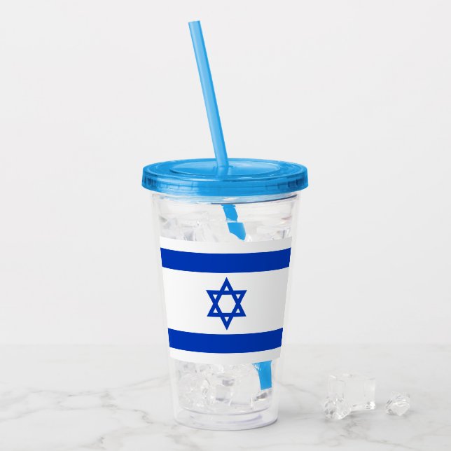 Israel Acrylic Tumbler (Front Ice)