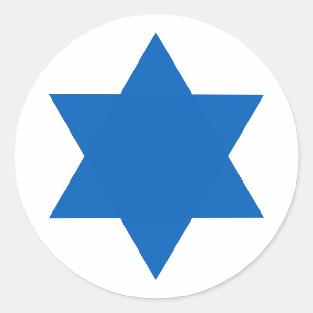 Israel air force roundel classic round sticker (Front)