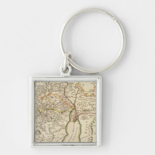 Israel and Palestine Keychain