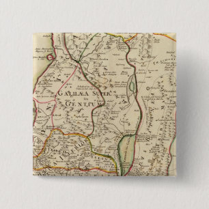 Israel and Palestine Pinback Button