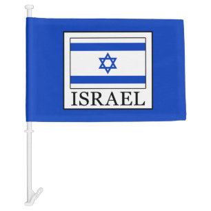 Israel Car Flag