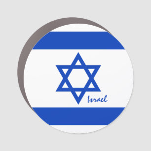 Israel car magnet, Israeli Flag bumper sticker Magnet