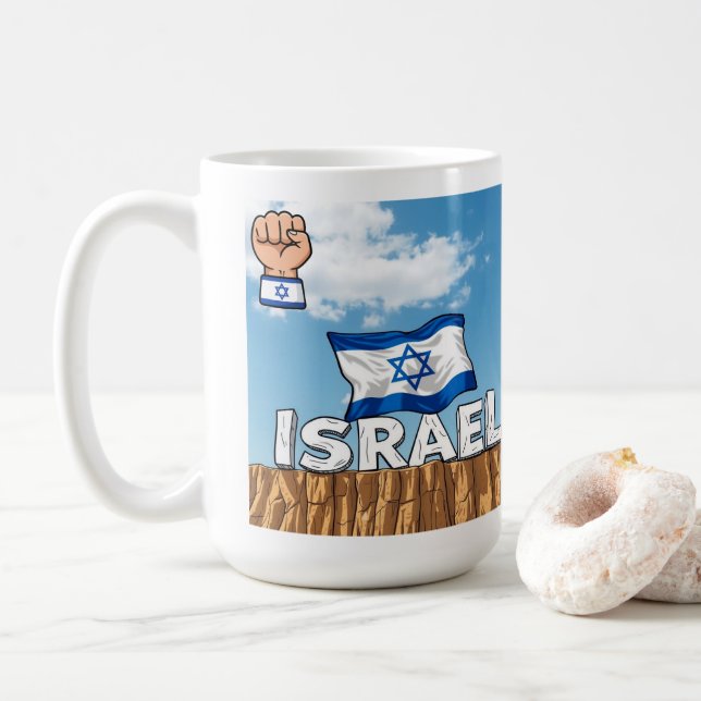 Israel  coffee mug (With Donut)
