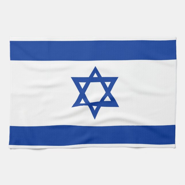 israel country flag towel (Horizontal)