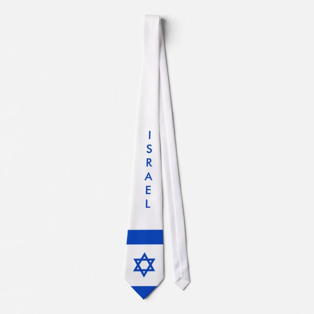 Israel customize flag tie (Front)