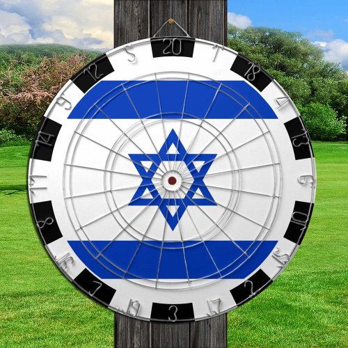 Israel Dartboard  Israeli Flag  game board