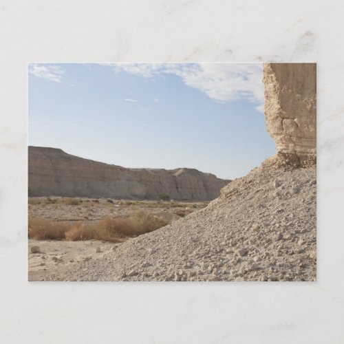 Israel Dead Sea desert landscape Postcard