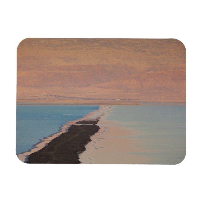 Israel, Dead Sea, Ein Bokek, Dead Sea, dusk Magnet (Horizontal)