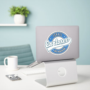 Israel explorer into adventure sticker