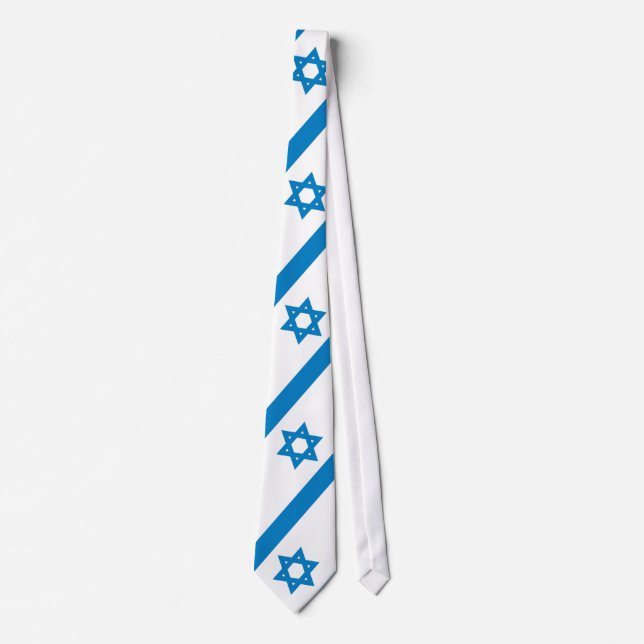 Israel Fahne flag Neck Tie (Front)