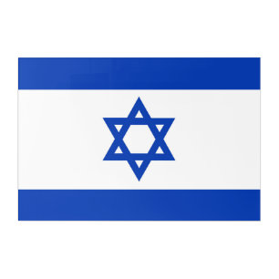 Israel flag acrylic print