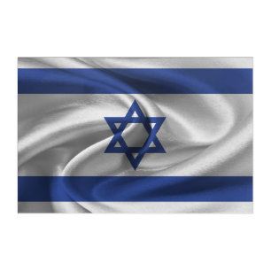 Israel Flag Acrylic Print