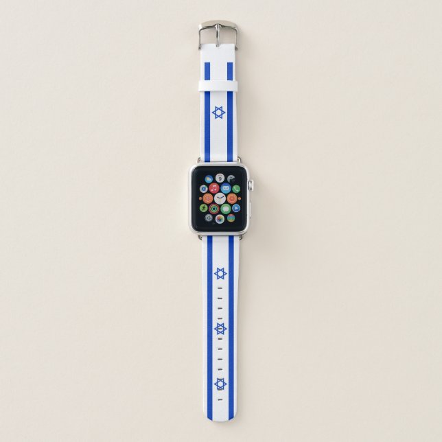 Israel Flag Apple Watch Band (Front)