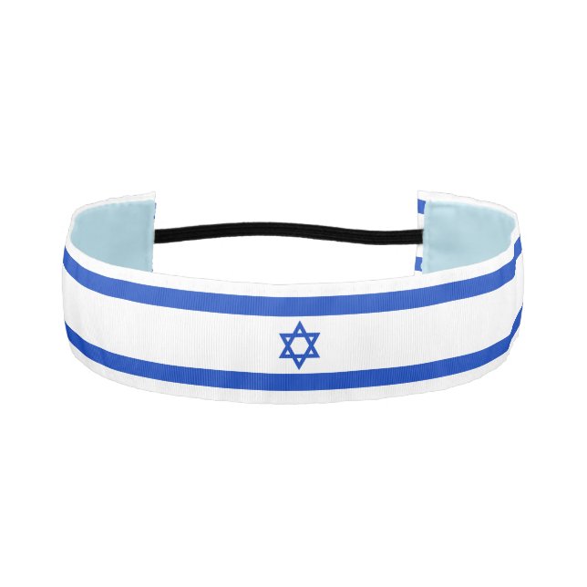 Israel flag athletic headband (Front)