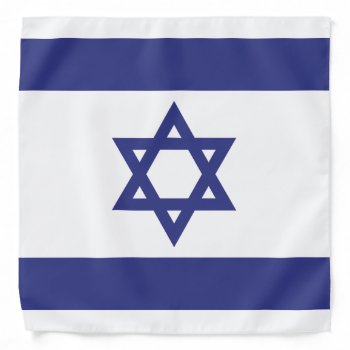Israel Flag Bandana by electrosky at Zazzle