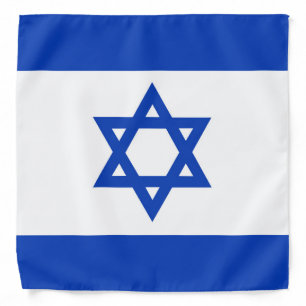 Israel flag bandana