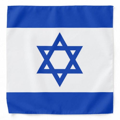 Israel flag bandana