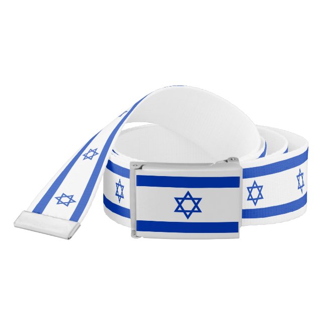 Israel Flag Belt (Snake)
