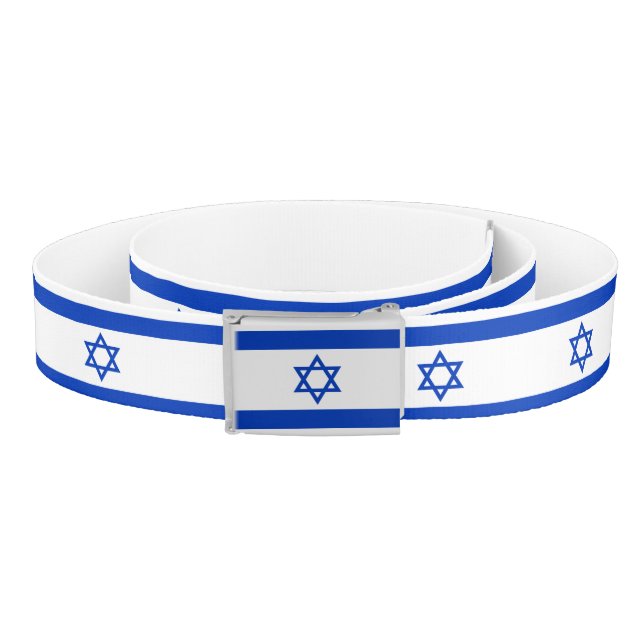Israel Flag Belt (Coil)