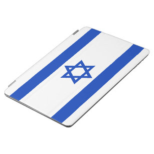 Israel flag blue and white modern patriotic iPad air cover