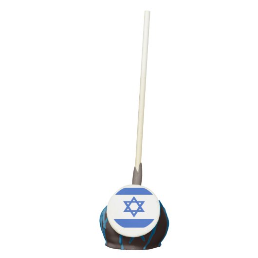 Israel flag blue Star of David Cake Pops (Front)