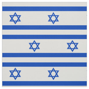 Israel flag blue Star of David Fabric