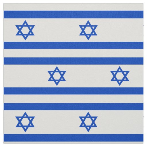Israel flag blue Star of David Fabric