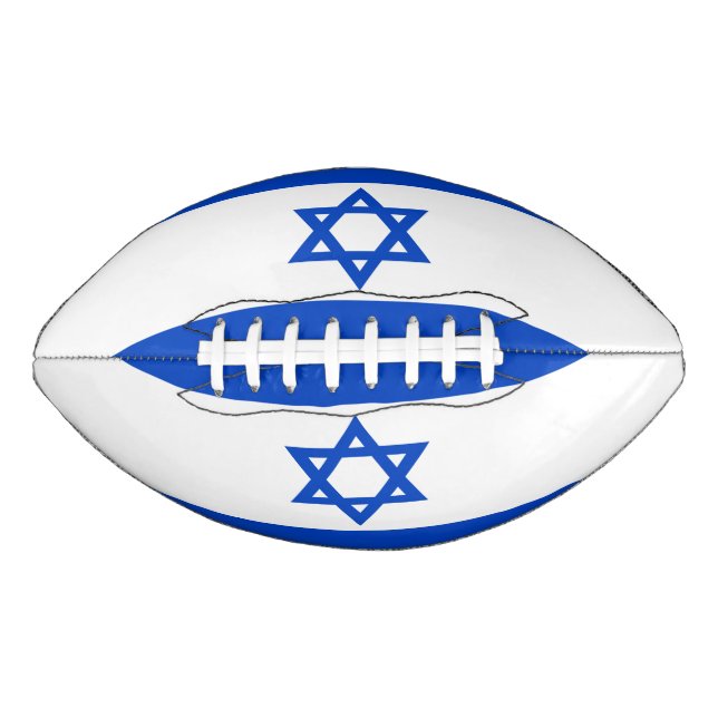 Israel flag blue Star of David Football (Front)
